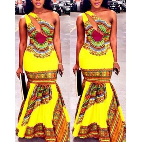 african fishtail dresses